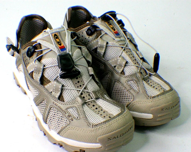 Salomon TechAmphibian Contragrip Women's Size 9US Beige Brown Water Shoes 418260