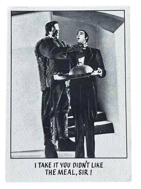 Vintage 1973 Frankenstein’s Monster Creature Feature You’ll Die Laughing #12 B/W