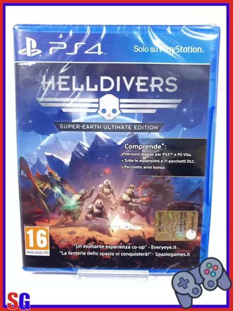Helldivers Super-Earth Ultimate Edition Gioco Per Ps4 Prodotto Italiano Nuovo!