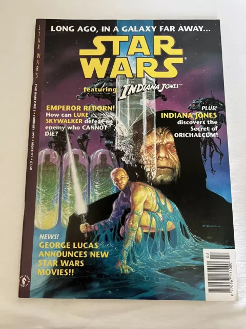 Star Wars Featuring Indiana Jones 1993 Comic Book Issue 5