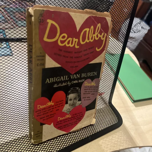 “Dear Abby” Abigail Van Buren 1959 PB Cardinal Edition C-356 2nd Printing