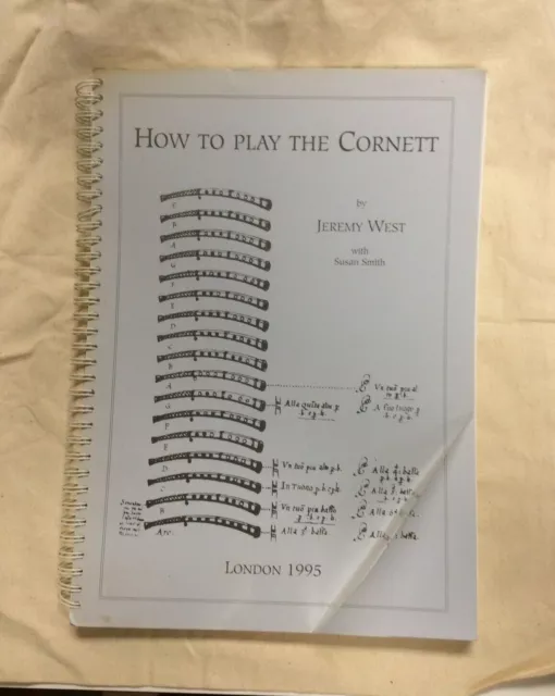 Instrumentos medievales How To Play the Cornett Jeremy West 1995 viento de madera