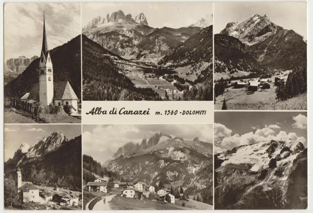 ALBA DI CANAZEI m.1560 - VEDUTINE (TRENTO) 1963