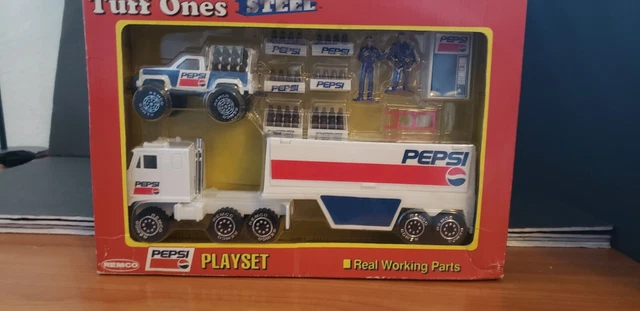 Vintage Pepsi Tuff Ones Playset 11760 (Remco Tuff Ones Steel)