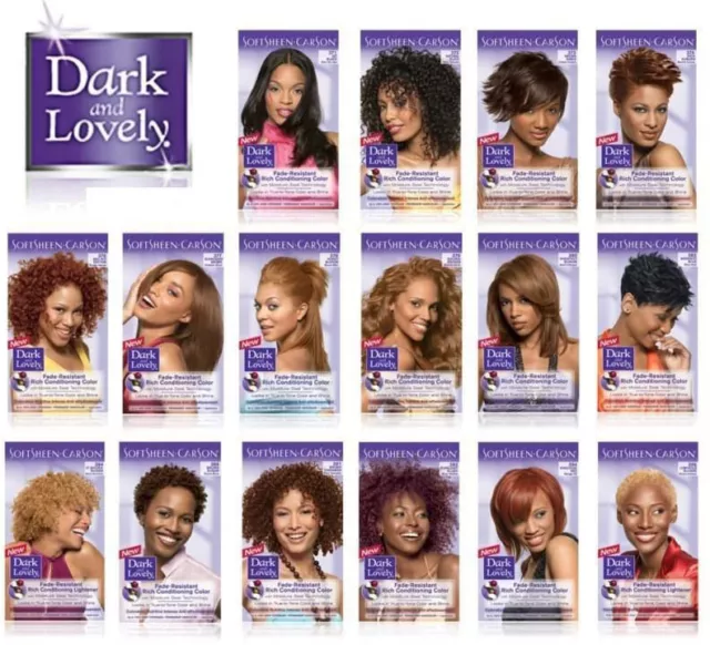 2X Dark and Lovely Permanent Hair Colour Dye All Colours