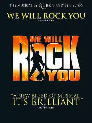 We Will Rock You Musical Queen Ben Elton PVG Songbook Piano Vocal Guitar S118