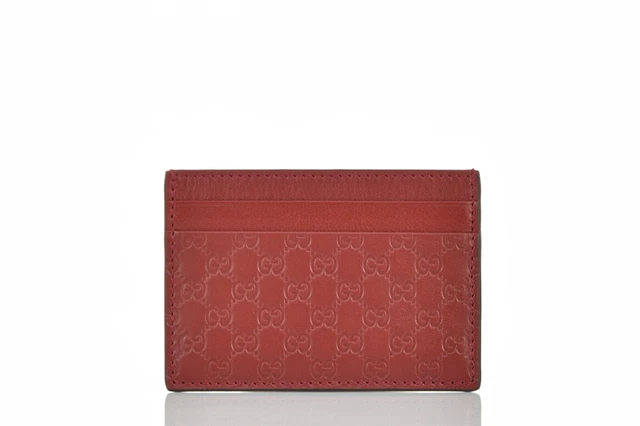 Gucci Portatessere Rosso Donna Pelle Microguccissima Soft Mod. 476010 BMJ1G 6420