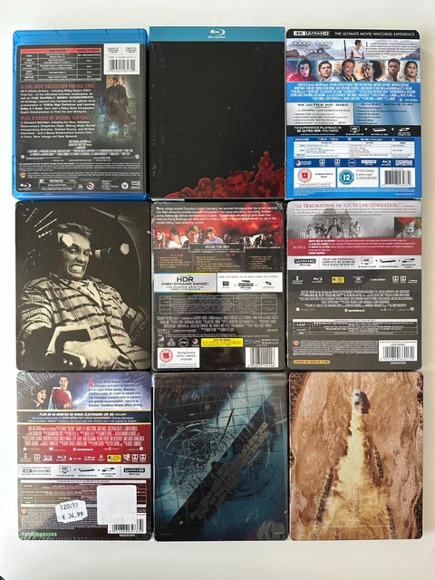 Lot steelbook et Amaray (Etat Neuf) 9 titres 4K UHD and Bluray 2