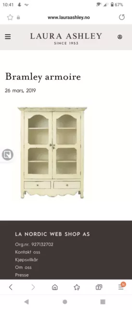 Laura on sale ashley armoire
