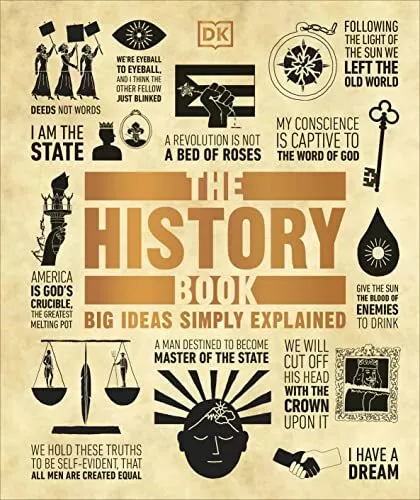 The History Book: Big Ideas Simply Explained by DK Book The Cheap Fast Free Post