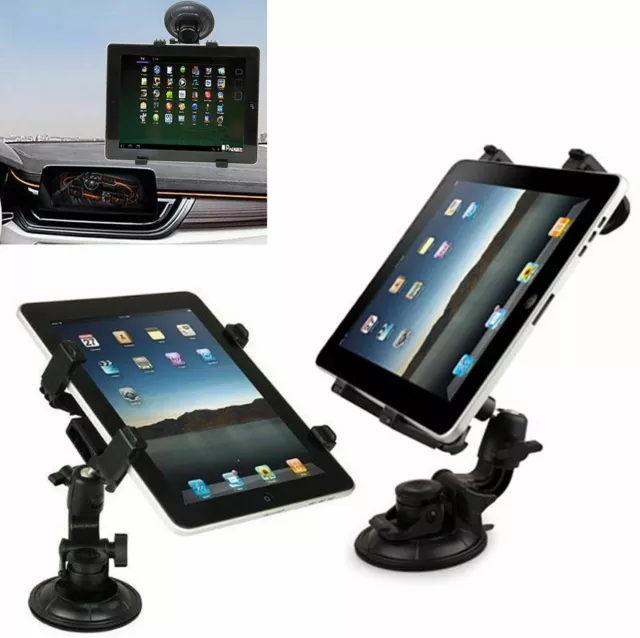 Universal In Car Windscreen Suction Mount Holder For iPad Tablet 7" To 11"