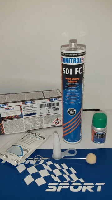 KIT COLLA SIGILLANTE Parido Parabrezza Vetri Auto Con Primer Dinitrol 501 Fc EUR 32,00 - IT - Foto 12