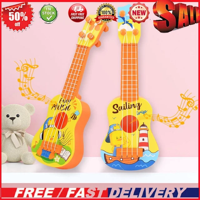 Kids Ukulele Toy Lightweight Small Guitar Musical Toy for Children Holiday Gifts