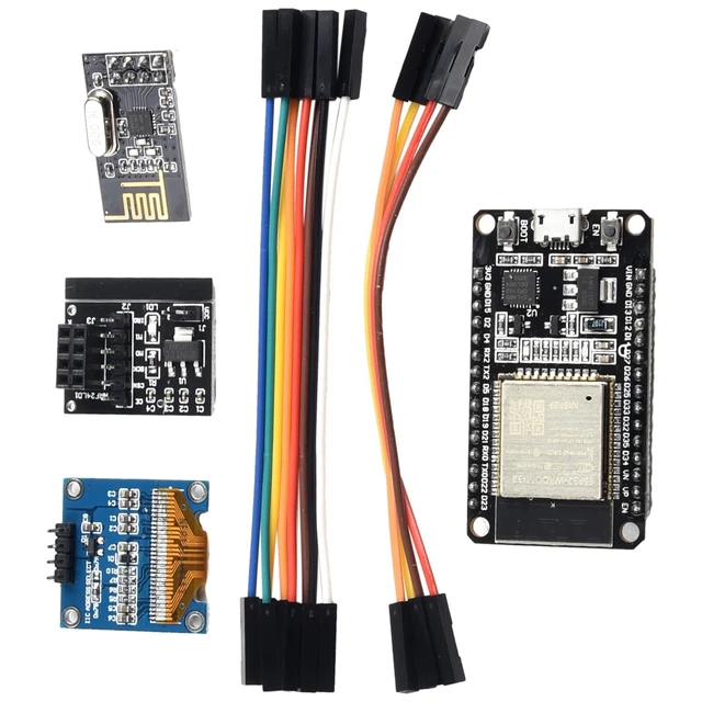 ESP32 NRF24L01 CABLE Display Module Socket OpenDTU For Hoymiles DIY Kit ...
