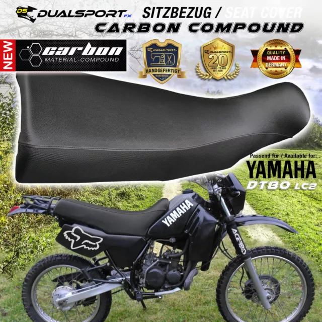 Sitzbezug, Seat Cover "CARBON" passend für  YAMAHA DT 80 LC2  bx DSFX