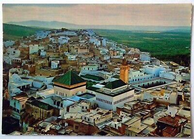 1960s+ View of Moulay Idriss, Mount Zerhoun, Mausoleum, Northern Morocco