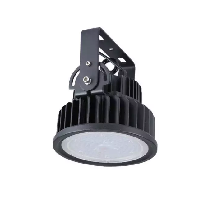 LED UFO High Bay Licht Cool Weiß 4000K Sand Schwarz IP65 TEKLED