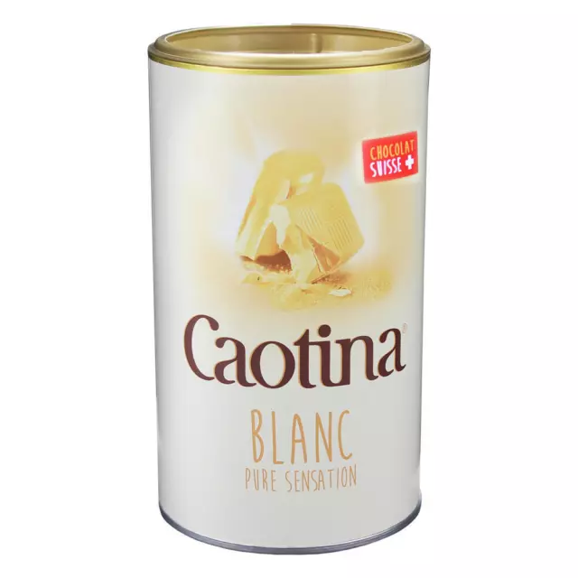 Caotina blanc, KAKAO Pulver mit weißer Schweizer Schokolade, 2er Pack, 2 x 500g 2