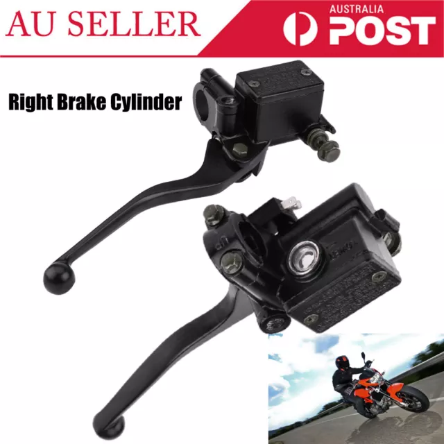 Universal Front Right Hydraulic Brake Master Cylinder Lever Dirt Bike ATV