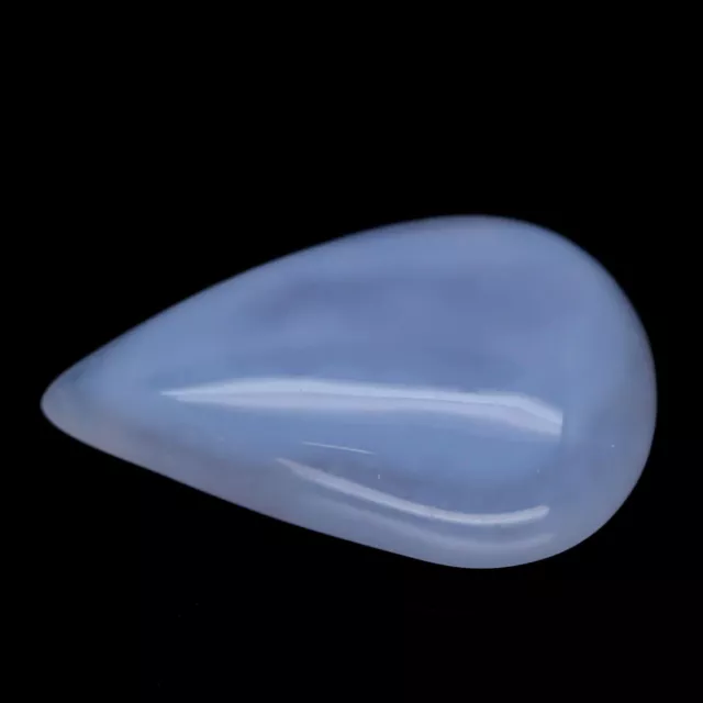 Shola Vrai 13,11 Carats Naturelle Objet Rare Ciel Bleu Agate / Calcédoine' Dinde