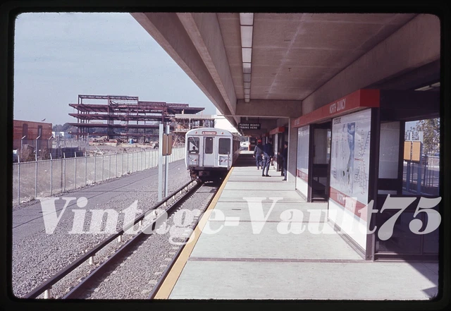Original Slide Mbta Boston Subway Transit Red Line 1971 North Quincy