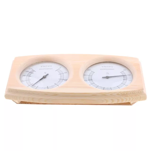 Tub Accessories for Bathtub Mini Hygrometer Sauna Thermometer Wooden