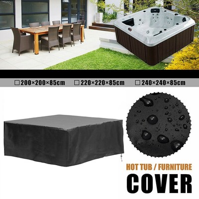 Vasca Idromassaggio Piscina Spa Cover Protezione & Cap si adatta Jacuzzi Hotspring impermeabile resistente ai raggi UV 