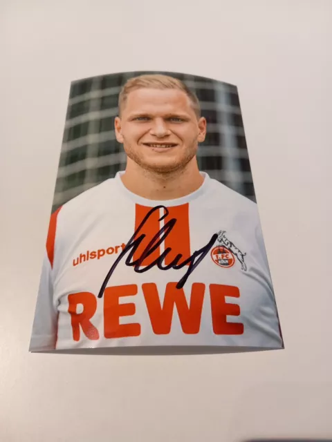 Signiertes Foto Benno Schmitz 1.FC Köln  NEU (2)