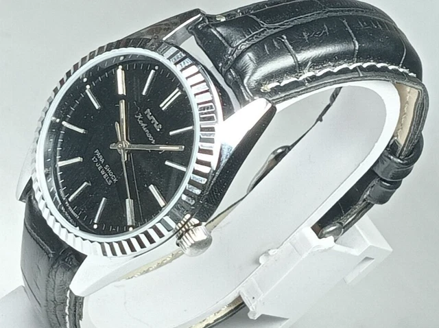 HMT Kohinoor Handwinding 17 Jewels Movement Analog Dial Wrist Watch For Men