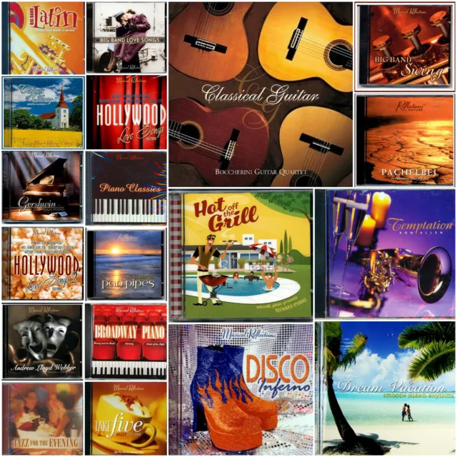 Mixed Music CD's,Relaxation,Classical,Music & Nature,Easy Listening, Jazz + More