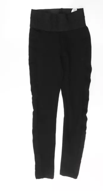 Zara Womens Black Polyester Jegging Leggings Size XS L26 in