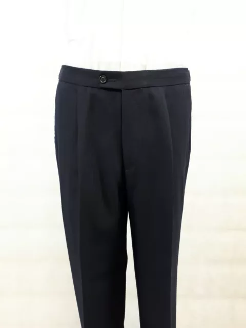 Pantaloni a spina di pesce blu uomo e ragazzo, ideali per matrimoni, massonici, balli, ascot