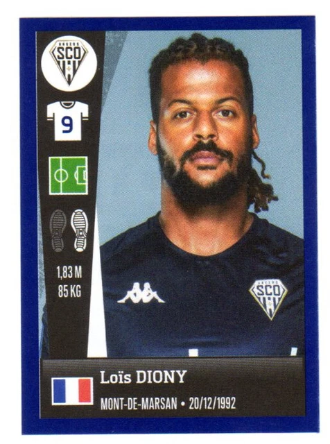Vieille Vignette SCO Angers 1972-1973 Savane De Brossard – Autocollant D’époque Pour Fans De Foot
