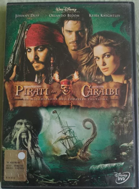 DVD Pirati dei Caraibi: La maledizione del forziere fantasma (2006). come nuovo!