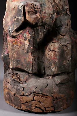 Art Asia Statue Of Dignitary Altar Buddhist 3