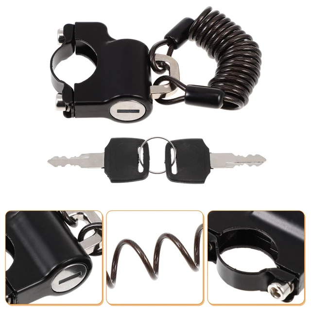 1 set blocco casco bici antiblocco casco blocco casco moto blocco casco