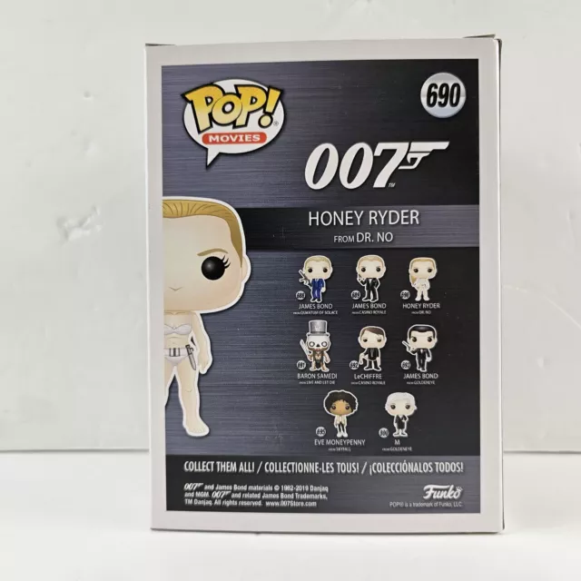 Honey Ryder Dr. No #690 Películas 007 James Bond Funko Pop! Figura de vinilo 2019 3