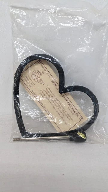 Nuevo molde antiadherente para panqueques mimado chef en forma de corazón