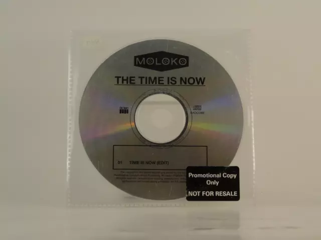 MOLOKO THE TIME IS NOW (E17) 1 Track Promo CD Single Plastic Sleeve ECHO RECORDS