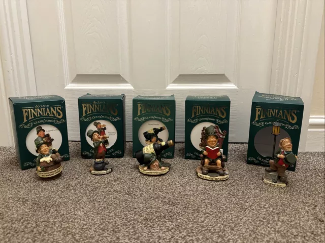 5 Declan's Finnians Irish Blarney Stone figures joblot collection