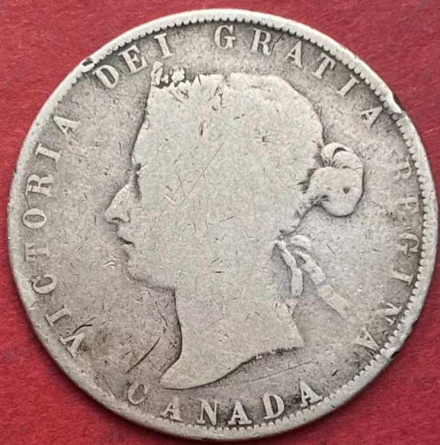 1872H Canada 50 Cents - G/VG - Lot#7349