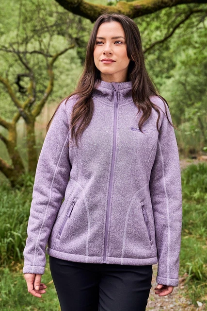 Mountain Warehouse Nevis Womens Fleece Lined Hoodie Ladies Warm Hoody Jumper