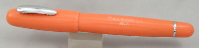 Monteverde Mega Orange & Chrome Fountain Pen - Nib Choice New $70 Pen NO RESERVE 3
