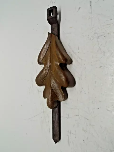 Plastic 6" Oak Leaf Pendulum for wooden style Cuckoo Clock New Old Stock
