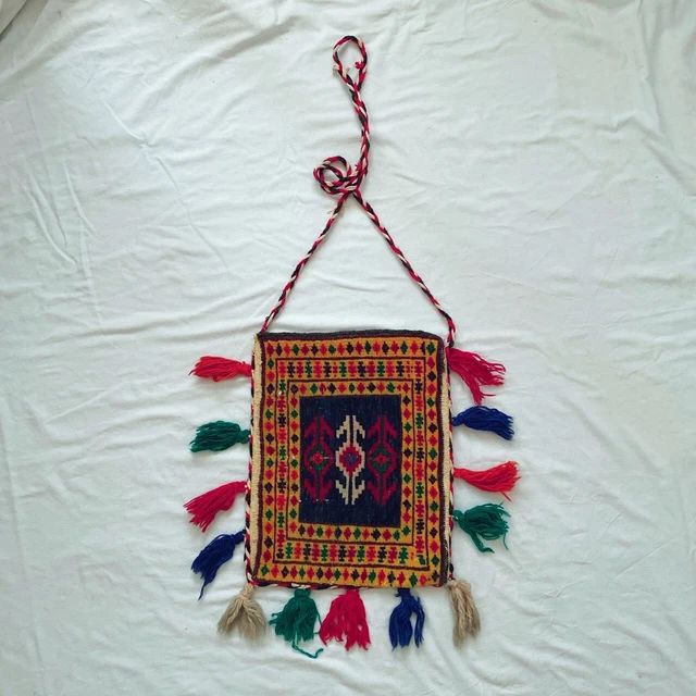 Borsa di sale afghana vintage borsa tappeto borsa etnica tribale