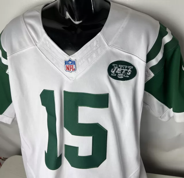Nike New York Jets Jersey Tim Tebow #15 Swoosh Team Patch Stitched Sz 48 Large