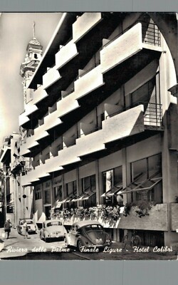 Savona Finale Ligure Hotel Colibrì grande auto epoca    non  spedita f 