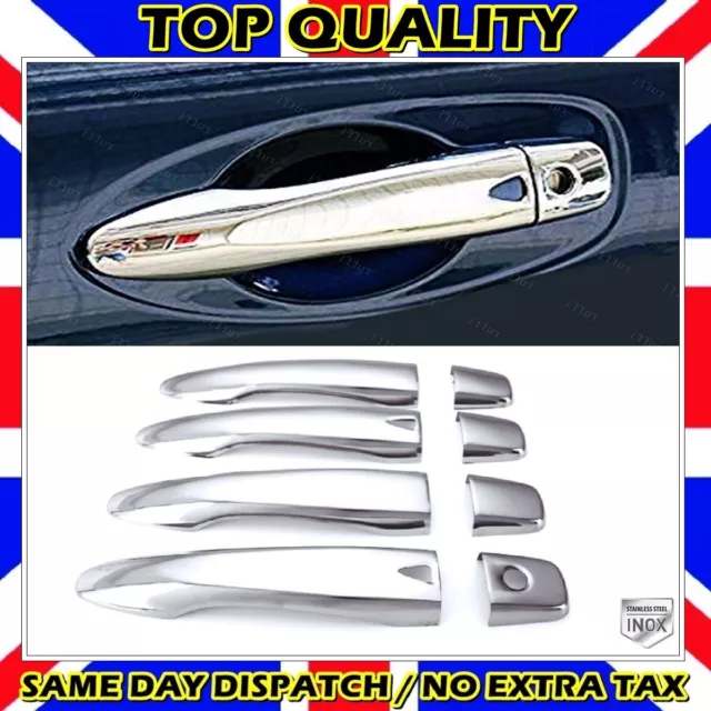 Chrome Door Handle Cover (Keyless) 4 door To Fits Nissan X-TRAIL T32 2013-UP