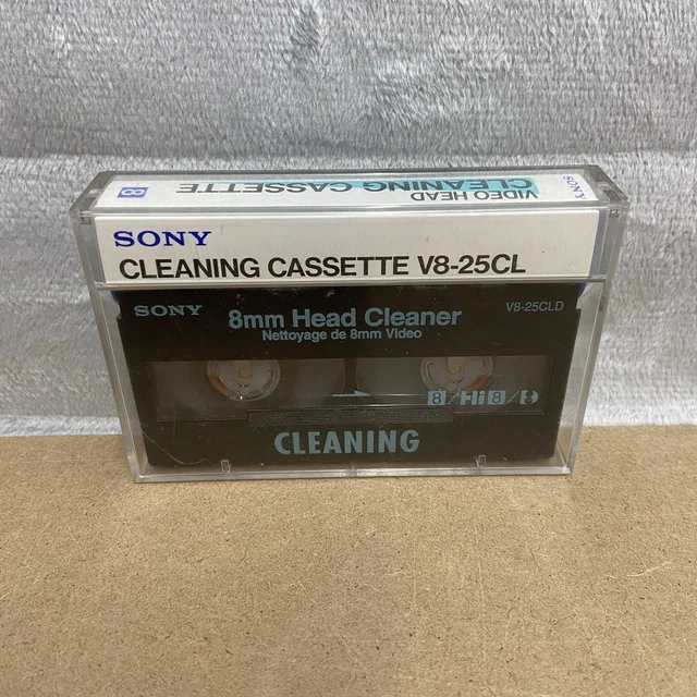SONY V8-25CLD 8MM / Hi8 / Digital8 Camcorder Video Head Cleaning