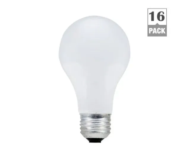 Ecosmart 16 Pack Light Bulbs 100 Watt Equivalent A19 Soft White
